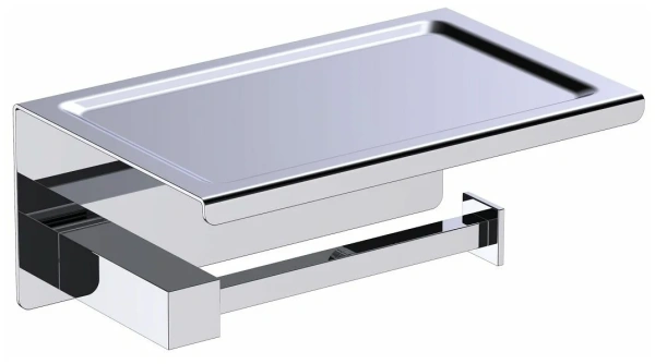 Бумагодержатель с полкой для телефона Timo Selene 10044/00 хром